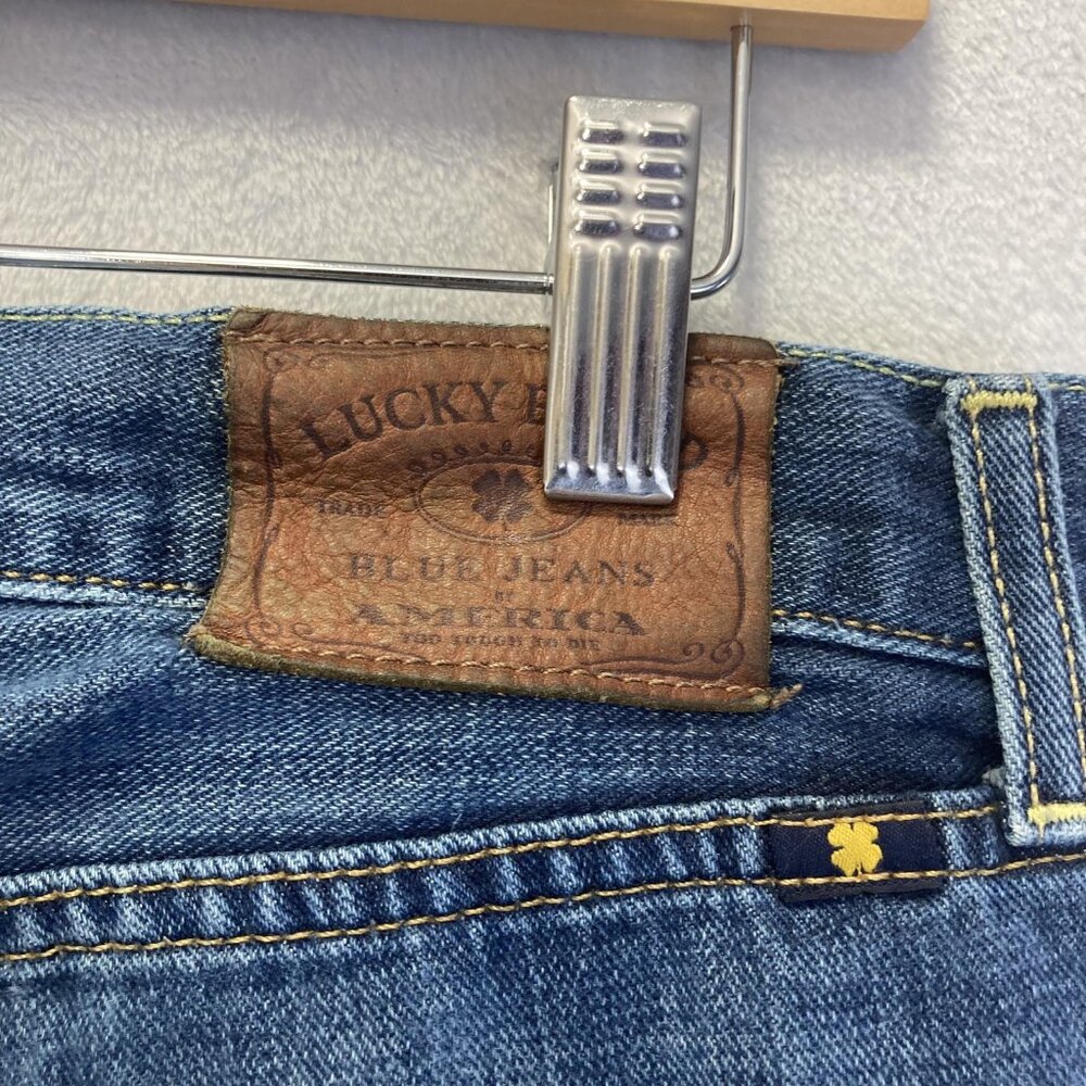 Lucky Brand Men's Straight Jeans - Blue 33x32- 221 Style - Picture 10 of 16